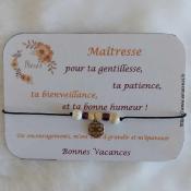 Carte-bracelet Maîtresse