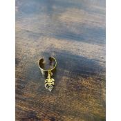 Bague pendentif doré Lisa