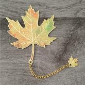 Marque Page feuille automnale