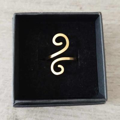 Bague dorée Dalia