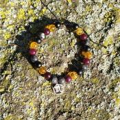 Bracelet cordon signe astrologique "Scorpion"