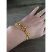 Bracelet chaîne en acier inoxydable Cyrille