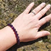Bracelet "Détente" en Améthyste
