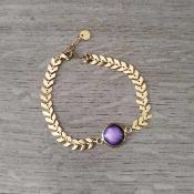 Bracelet doré Roxane