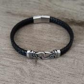 Bracelet en cuir Ewen