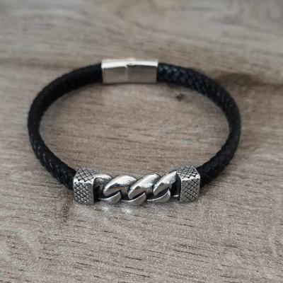 Bracelet en cuir Laurent