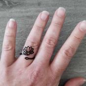 Bague noire Mélissandre