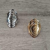 Bague dorée Marjorie