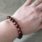 Bracelet "Force intérieur" en Oeil de Taureau