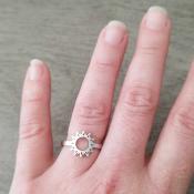 Bague argentée Aïcha