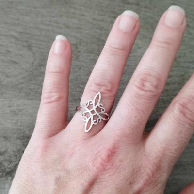 Bague argentée Assia
