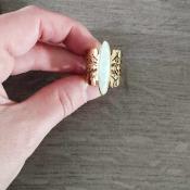 Bague dorée Lison