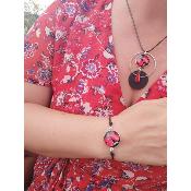 Collier cordon Fleur