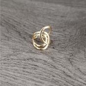 Bague dorée Aïka