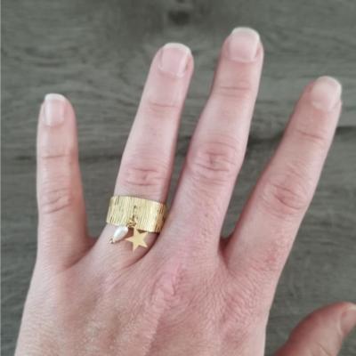 Bague dorée Diane
