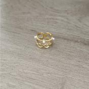 Bague dorée Linoa
