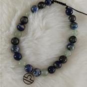 Bracelet cordon lithothérapie "Balance"