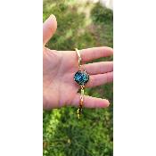 Bracelet plat doré Agathe