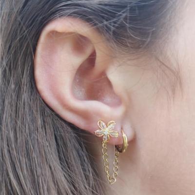 Piercing lobe d'oreille Léna