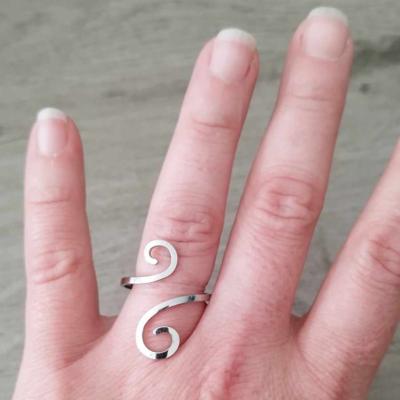 Bague argentée Dalia