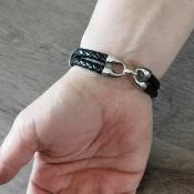 Bracelet en cuir Samuel