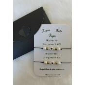 Carte-bracelet Père/fils