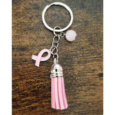 Porte clés Octobre rose Eva