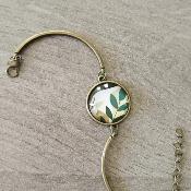 Bracelet plat bronze Elodie