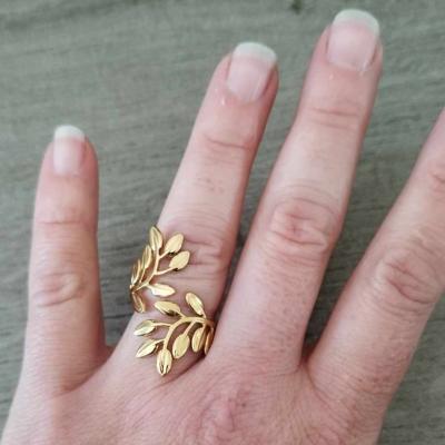 Bague dorée Célia
