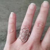 Bague argentée Arya