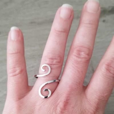 Bague argentée Dalia