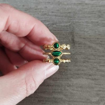 Bague dorée Daphnée