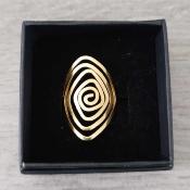 Bague dorée Marjorie