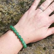 Bracelet "Tranquillité" en Aventurine verte