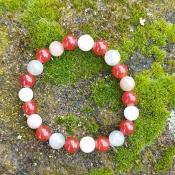 Bracelet "Fertilité" en Cornaline et Pierre de Lune