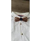Noeud papillon homme en bois