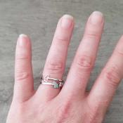 Bague argente Alex