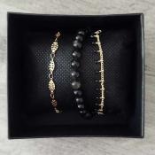 Coffret 3 bracelets Luna