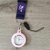 Montre ruban Octobre rose Eléonore