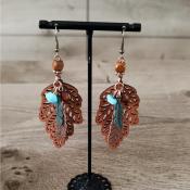 Pendantes bronze Esther