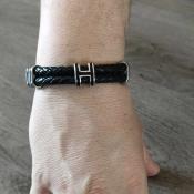 Bracelet en cuir Olivier