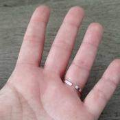 Bague argentée Assia