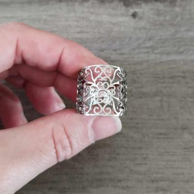 Bague argentée Athénaïs