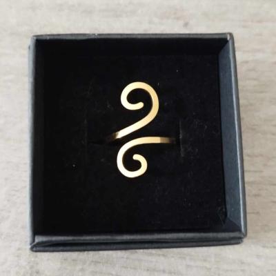 Bague dorée Dalia