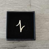 Bague dorée Maé