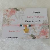 Carte-bracelet Fête des Mères