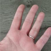 Bague argentée Maé