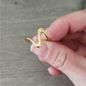 Bague dorée Dina