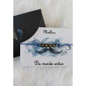 Carte-bracelet meilleur papa