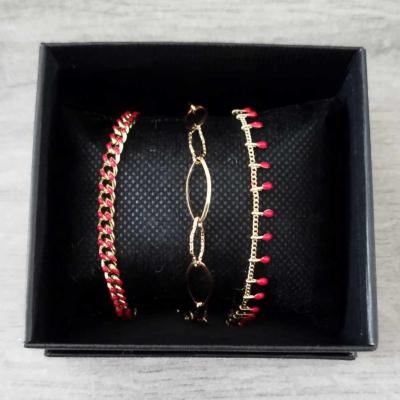 Coffret 3 bracelets Auréline